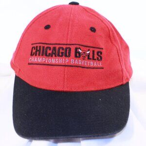 Chicago Bulls Red Adult Cotton Adjustable Championship Basketball Fox Sports Hat